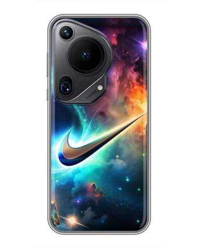 Чохол для Huawei Pura 70 Ultra з картинкою «Космічний Nike Swoosh»