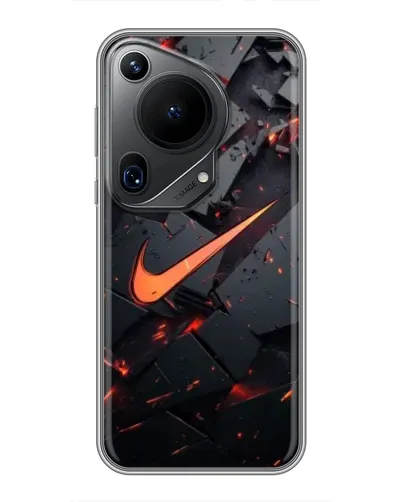 Чохол для Huawei Pura 70 Ultra з картинкою «Nike — ефект розломів»