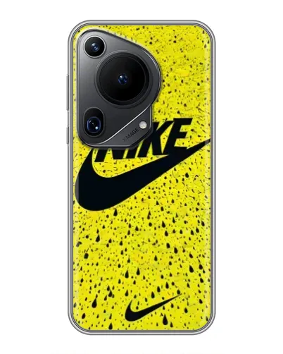 Чохол для Huawei Pura 70 Ultra з картинкою «Жовтий текстурний Nike»
