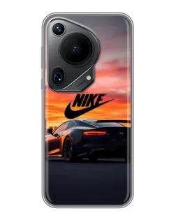 Чохол для Huawei Pura 70 Ultra з картинкою «Nike та суперкар»