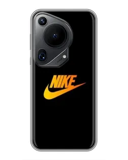 Чохол для Huawei Pura 70 Ultra з картинкою «Золотий логотип Nike»