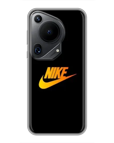 Чохол для Huawei Pura 70 Ultra з картинкою «Золотий логотип Nike»