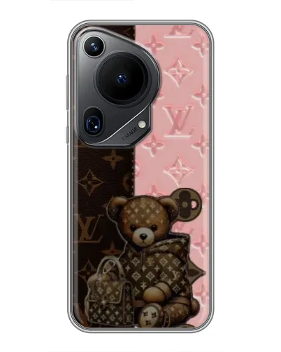 Чохол для Huawei Pura 70 Ultra з картинкою «Ведмедик у стилі LV» Чохол для Huawei Pura 70 Ultra з картинкою «Ведмедик у стилі LV»