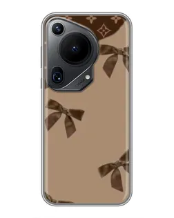Чохол для Huawei Pura 70 Ultra з картинкою «LV — кавовий атлас»