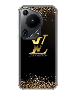 Чохол для Huawei Pura 70 Ultra з картинкою «LV — золоті іскри»