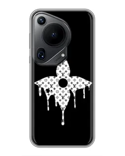 Чохол для Huawei Pura 70 Ultra з картинкою «Квіткова монограма»