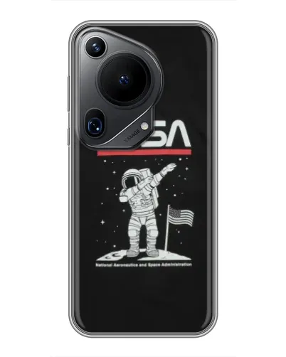 Чохол для Huawei Pura 70 Ultra з картинкою «NASA — крокуємо по Місяцю» Чохол для Huawei Pura 70 Ultra з картинкою «NASA — крокуємо по Місяцю»