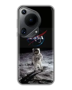 Чохол для Huawei Pura 70 Ultra з картинкою «Астронавт на Місяці»