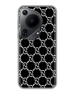 Чехол для Huawei Pura 70 Ultra с картинкой «Gucci — сетчатый паттерн»