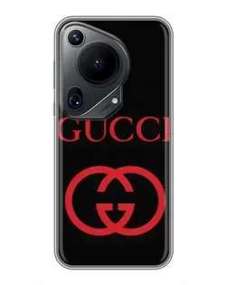 Чохол для Huawei Pura 70 Ultra з картинкою «Gucci — червоний логотип»