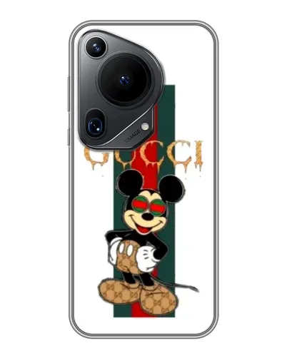 Чохол для Huawei Pura 70 Ultra з картинкою «Міккі Маус Gucci — смуги» Чохол для Huawei Pura 70 Ultra з картинкою «Міккі Маус Gucci — смуги»
