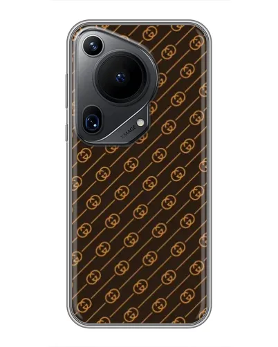 Чохол для Huawei Pura 70 Ultra з картинкою «Gucci — золоті діагоналі» Чохол для Huawei Pura 70 Ultra з картинкою «Gucci — золоті діагоналі»