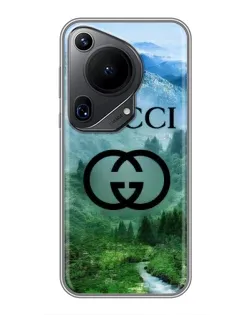 Чохол для Huawei Pura 70 Ultra з картинкою «Gucci — гірський пейзаж»