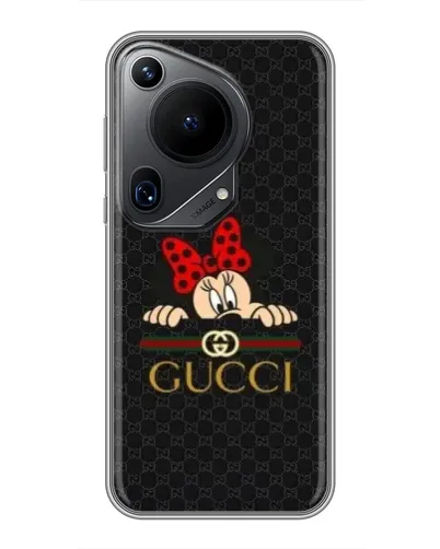 Чохол для Huawei Pura 70 Ultra з картинкою «Мінні Маус Gucci — чорний» Чохол для Huawei Pura 70 Ultra з картинкою «Мінні Маус Gucci — чорний»