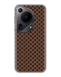 Чехол для Huawei Pura 70 Ultra с картинкой «Gucci — шоколадная сетка» Чехол для Huawei Pura 70 Ultra с картинкой «Gucci — шоколадная сетка»
