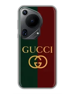 Чехол для Huawei Pura 70 Ultra с картинкой «Gucci — темно-зеленый градиент» Чехол для Huawei Pura 70 Ultra с картинкой «Gucci — темно-зеленый градиент»