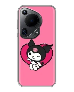 Чехол для Huawei Pura 70 Ultra с картинкой «Kuromi — любовь в сердце»