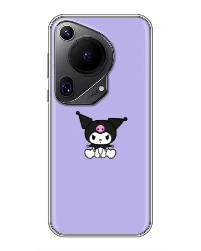 Чехол для Huawei Pura 70 Ultra с картинкой «Kuromi — фиолетовый минимализм»
