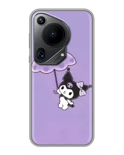 Чехол для Huawei Pura 70 Ultra с картинкой «Kuromi с зонтиком»