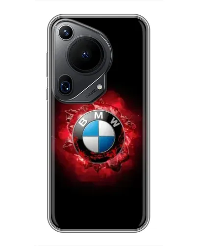 Чехол для Huawei Pura 70 Ultra с картинкой «Логотип BMW — вспышка»