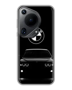 Чехол для Huawei Pura 70 Ultra с картинкой «BMW — взгляд из темноты»