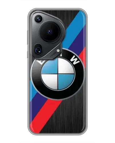 Чехол для Huawei Pura 70 Ultra с картинкой «BMW M-stripes стиль»