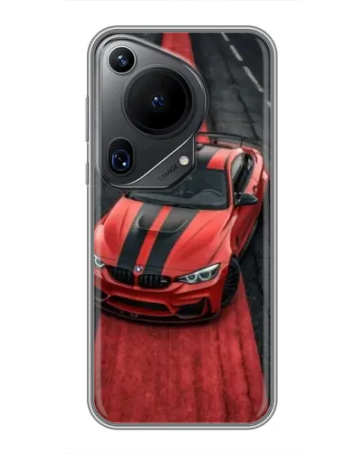 Чехол для Huawei Pura 70 Ultra с картинкой «BMW на красной дорожке»