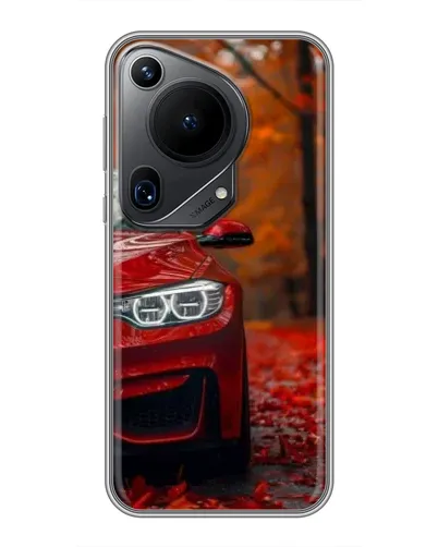 Чехол для Huawei Pura 70 Ultra с картинкой «Осенняя BMW M4»
