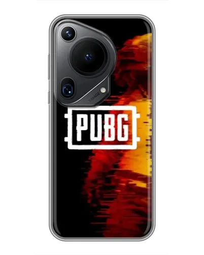 Чехол для Huawei Pura 70 Ultra с картинкой «Яркий логотип PUBG»