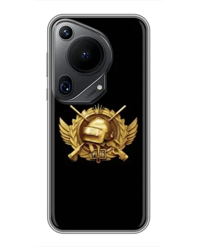 Чехол для Huawei Pura 70 Ultra с картинкой «PUBG — оранжевый градиент»
