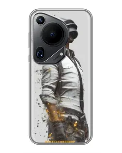 Чехол для Huawei Pura 70 Ultra с картинкой «PUBG — боец в пыли»