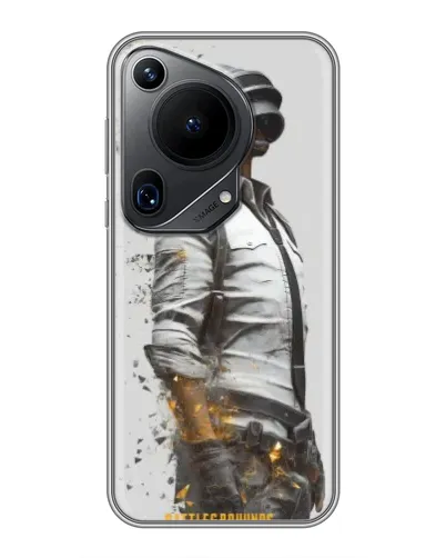 Чехол для Huawei Pura 70 Ultra с картинкой «PUBG — боец в пыли»