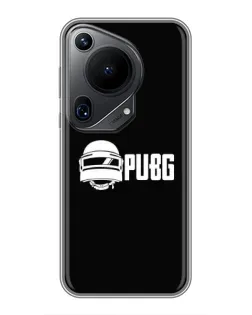 Чехол для Huawei Pura 70 Ultra с картинкой «PUBG — классический лого»