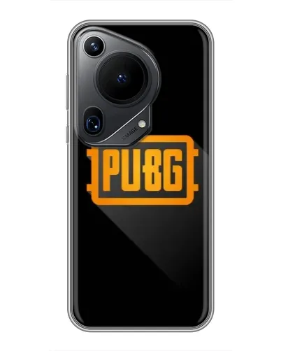 Чехол для Huawei Pura 70 Ultra с картинкой «PUBG — рамка лого»