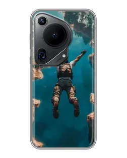 Чехол для Huawei Pura 70 Ultra с картинкой «PUBG — свободное падение»