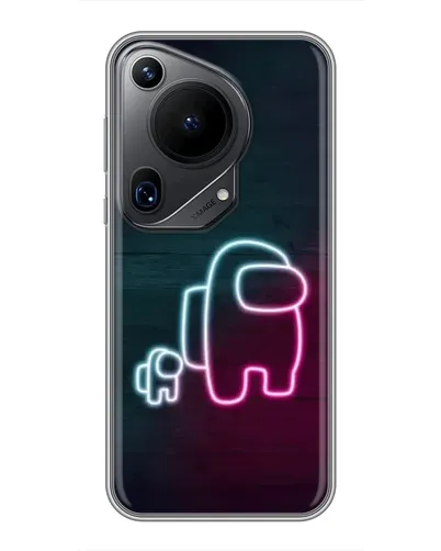 Чохол для Huawei Pura 70 Ultra з картинкою «Among Us неон-арт» Чохол для Huawei Pura 70 Ultra з картинкою «Among Us неон-арт»