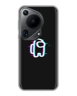 Чохол для Huawei Pura 70 Ultra з картинкою «Among Us неон»