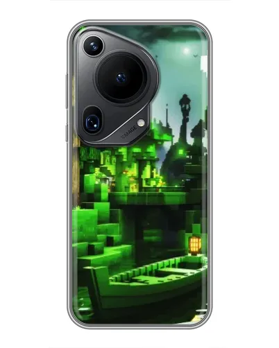 Чохол для Huawei Pura 70 Ultra з картинкою «Minecraft лісовий пейзаж» Чохол для Huawei Pura 70 Ultra з картинкою «Minecraft лісовий пейзаж»