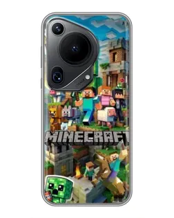 Чохол для Huawei Pura 70 Ultra з картинкою «Замок Minecraft»