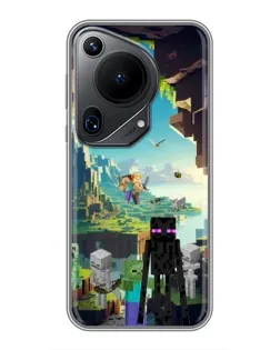 Чохол для Huawei Pura 70 Ultra з картинкою «Ендермен у лісі»