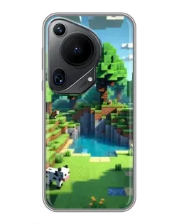 Чохол для Huawei Pura 70 Ultra з картинкою «Minecraft літній день»