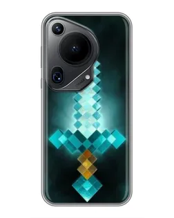 Чохол для Huawei Pura 70 Ultra з картинкою «Алмазний меч неон»
