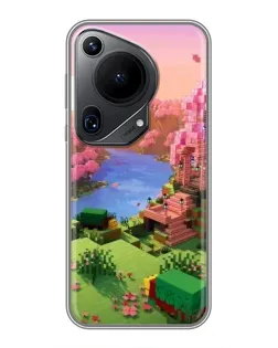 Чохол для Huawei Pura 70 Ultra з картинкою «Рожеве дерево Minecraft»