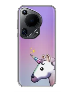 Чехол для Huawei Pura 70 Ultra с картинкой «Единорог градиент»