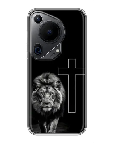 Чохол для Huawei Pura 70 Ultra з картинкою «Лев та Хрест»