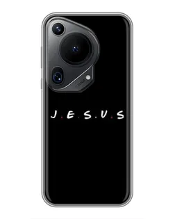Чохол для Huawei Pura 70 Ultra з картинкою «Крапки віри J.E.S.U.S.»