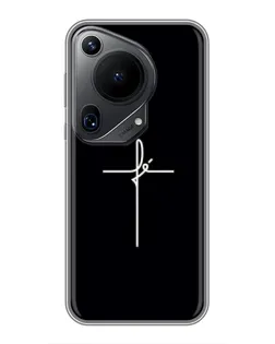 Чехол для Huawei Pura 70 Ultra с картинкой «Тонкий крест»