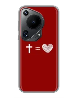 Чехол для Huawei Pura 70 Ultra с картинкой «Уравнение любви»