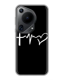 Чехол для Huawei Pura 70 Ultra с картинкой «Пульс веры»