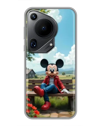Чохол для Huawei Pura 70 Ultra з картинкою «Міккі на лавці»
